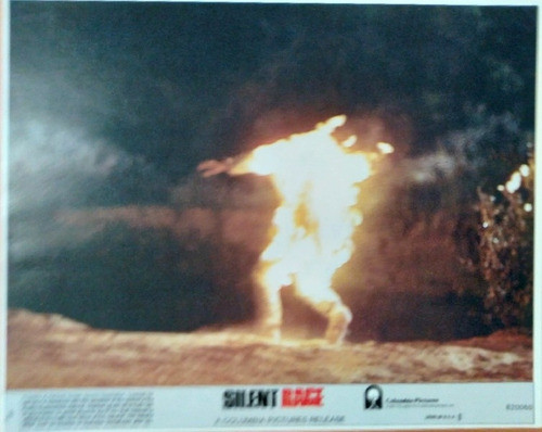 Chuck Norris Lobby Cards Originales  Silent Rage 1