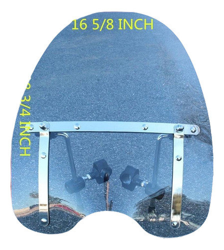Parabrisas Grande 19 X17 Espíritu De Crucero Honda Magna Sha 1