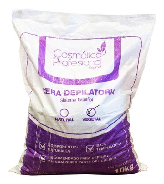 Cosmética Profesional Depimiel Cera Perlas Vegetal 10kg 6c 0