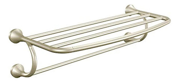 Moen Yb2894bn Eva Baño Estante Toalla De Hotel, Níquel Cepil 0