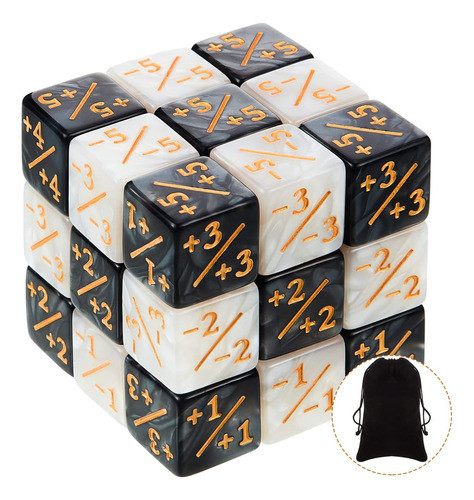 24 Dados De Token Compatibles Con Mtg, Ccg Y Juegos De Carta 0