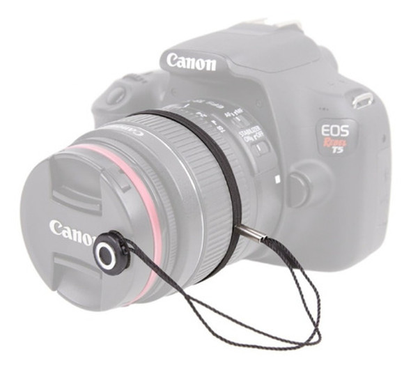 Correa De Seguridad Universal Tapa Lente Nikon Canon Sony 0