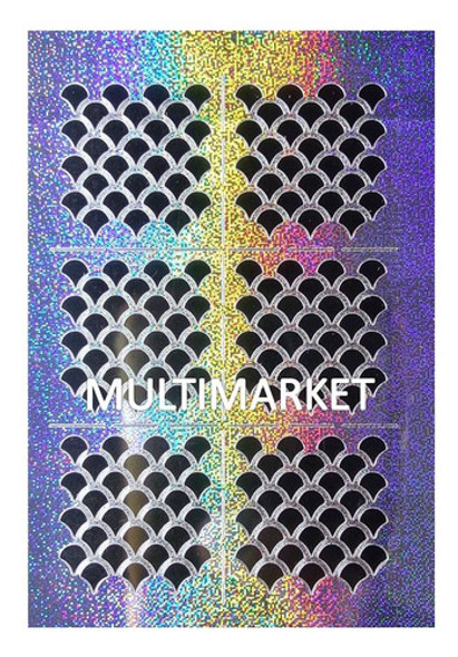 Stencil Vinilos Sticker Para Decoración Uñas Nail Art 0