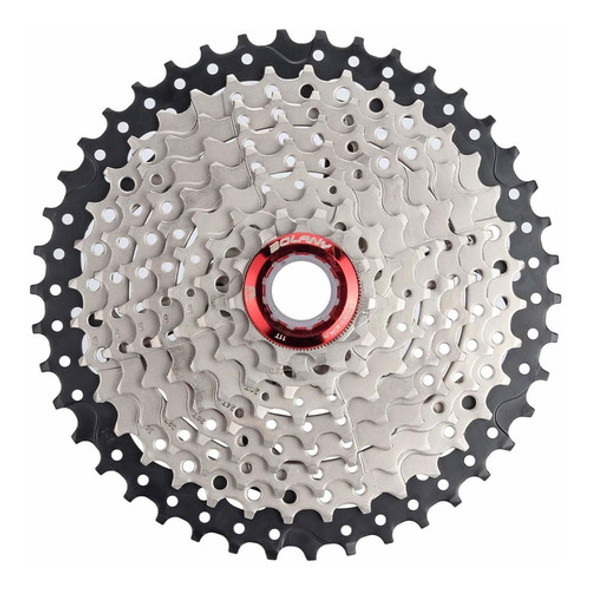 Bolany 9 Speed Cassette Mtb Cassette Silver/black 11-42t 0