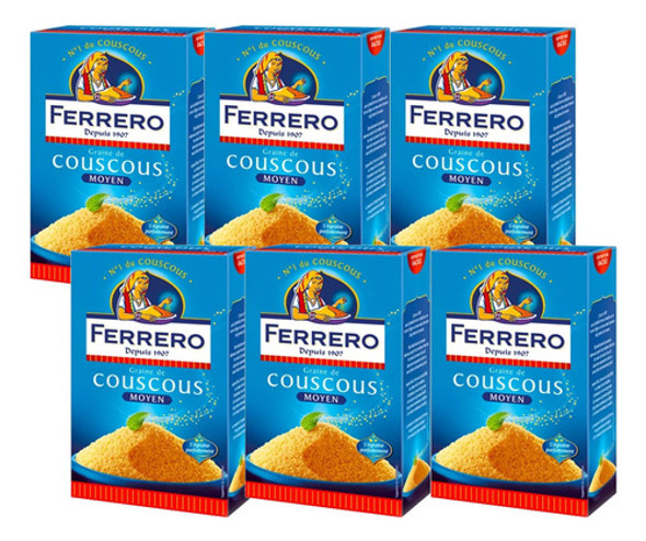 Pack 6 Couscous Ferrero X500 Gr. Importado De Francia 0