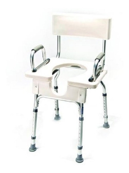 Silla Para Ducha E Inodoro Portatil Con Apoyabrazo. Massuar 0