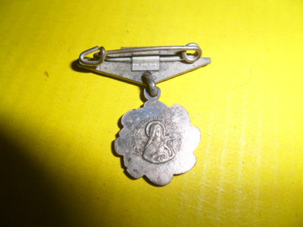 Antigua Medalla Medallita Prendedor Santa Teresita Del Niño 1