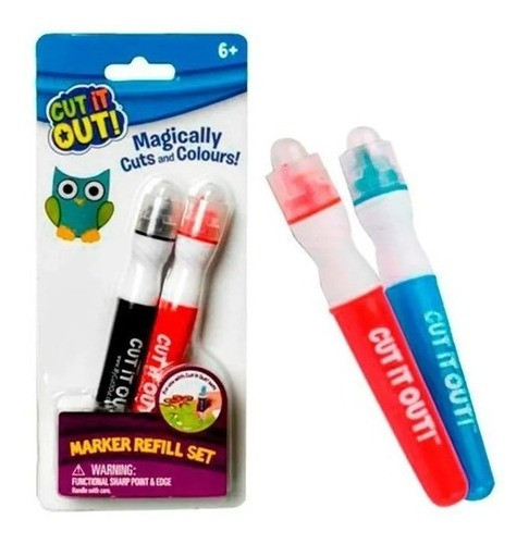Marcadores Cortan Y Colorean Cut It Out ! Intek 301348 0