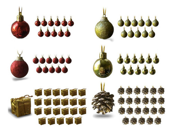 Adornos De Navidad Surtidos, Juego De 96 Adornos, Adornos De 0 Adornos De Navidad Surtidos, Juego De 96 Adornos, Adornos De 0