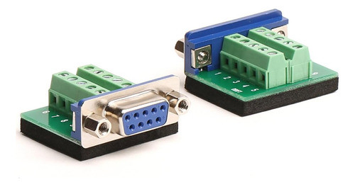 Placa De Conexión Db9 A Terminal Block De 10 Pin 0
