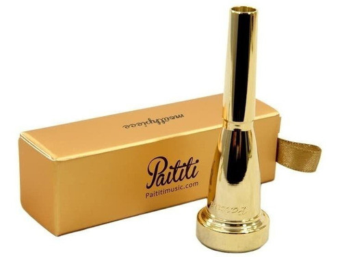 Boquilla De Trompeta 5c Paititi Bb Chapado De Oro 0