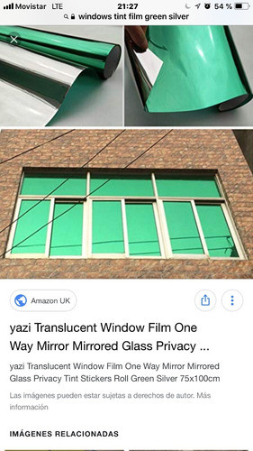 Film Polarizado Espejado Verde Vidrios Auto Hogar .x M2 P52 1