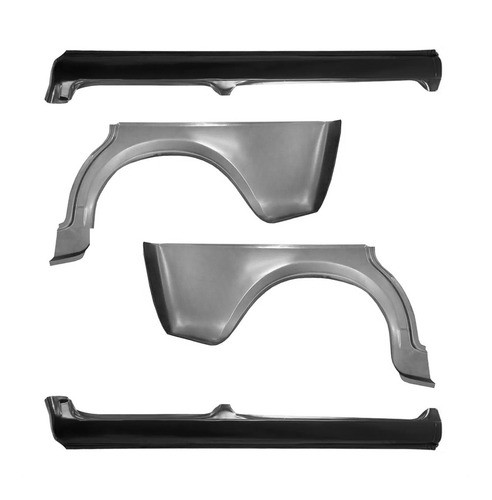 Juego Zocalos + Reparaciones Guardabarro Trasero Fiat 128 0