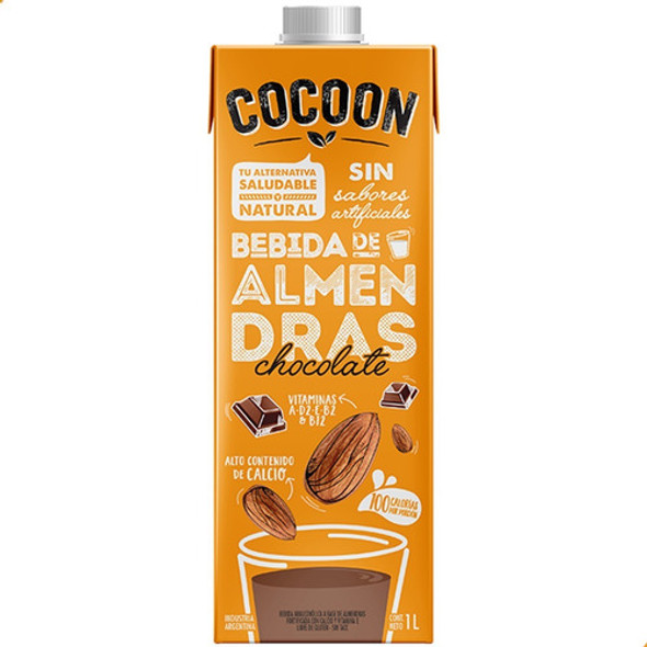 Bebida Leche Almendras Chocolatada Cocoon Sin Tacc 1lt X6u 1