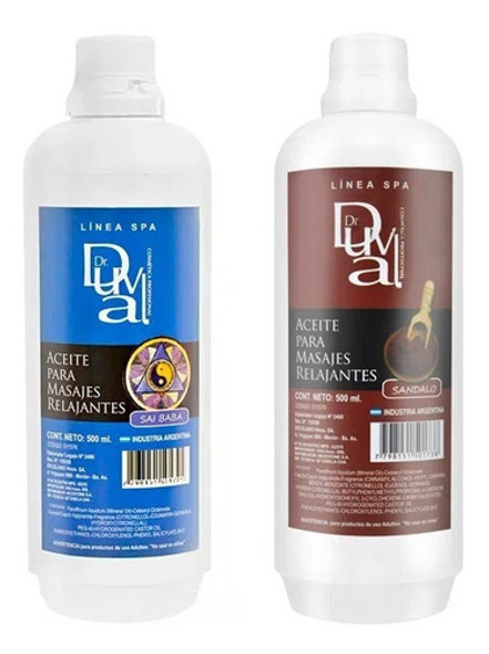 Aceite Para Masajes Relajantes Sai Baba + Sándalo Dr. Duval 0 Aceite Para Masajes Relajantes Sai Baba + Sándalo Dr. Duval 0