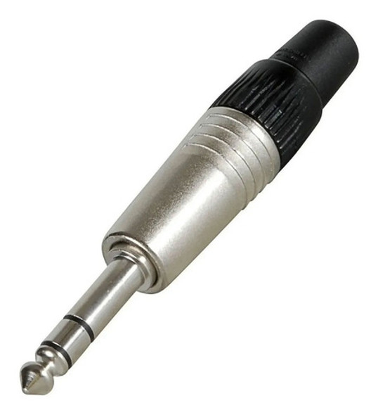 Conector Plug Neutrik Np3c Ficha 1/4  Estereo Cable Original 0
