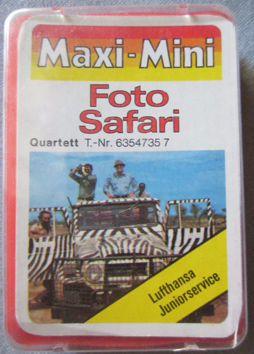 Antiguos Naipes Mini De Aerolinea Lufthansa 0