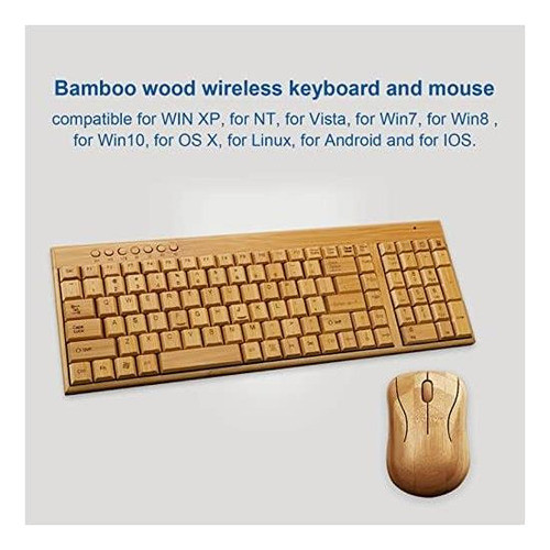 Dispositivos Inalámbricos Computadora, Juego Teclado Y Mouse 1