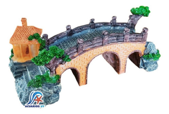 Adorno Puente Grande. Decoración Pecera Acuario 0 Adorno Puente Grande. Decoración Pecera Acuario 0
