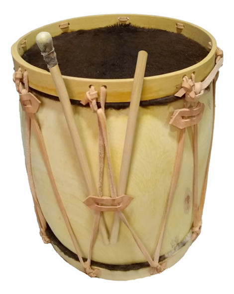 Bombo Legüero Con Palillos Y Parches De Cuero Grande 0 Bombo Legüero Con Palillos Y Parches De Cuero Grande 0