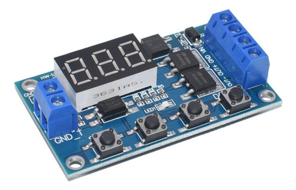 Timer Temporizador Retardo Programable Switch 5v A 36v 30a 0