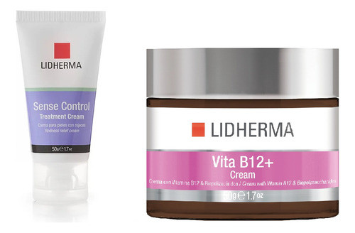 Kit Vita B12+ Cream + Sense Control Treatment Cream Lidherma 0