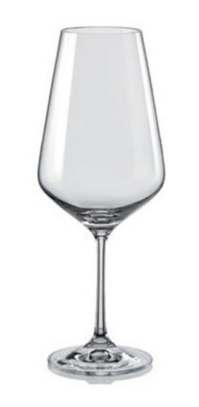 6 Copas De 550 Ml De Bohemia Crystal- Linea Sandra 0