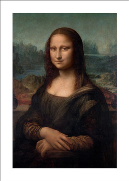 Lamina Fine Art La Gioconda Mona Lisa Da Vinci 70x50 0