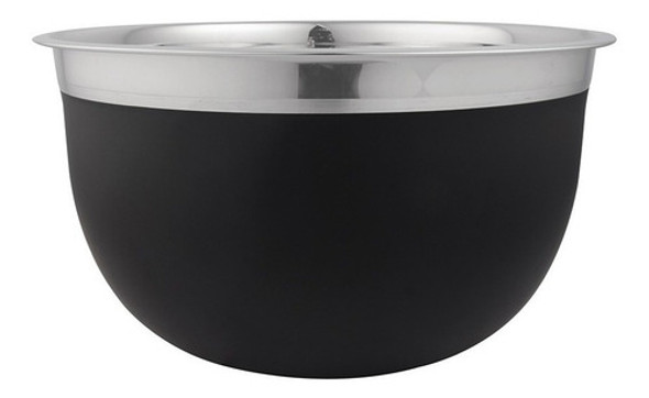 Bowl Acero Inox D25cm Exterior Negro Mate 0