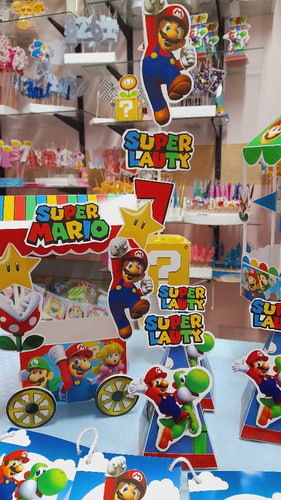 Cotillón Accesorios Candy Bar Mario Bross 1