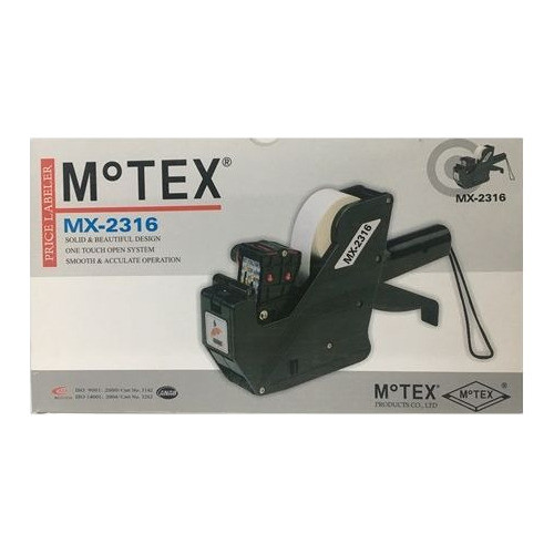 Etiquetadora Maquina Pistola Motex Alfanumerica 10x10digitos 1