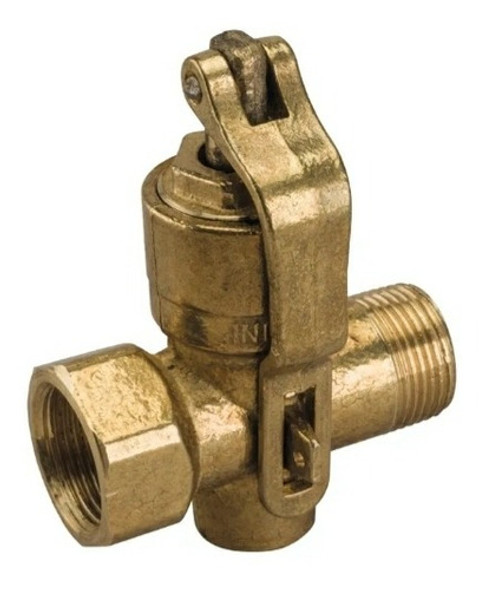 Llave De Paso Bronce Mh Aprobada P/poner Candado Ø ¾ Alarsa 0
