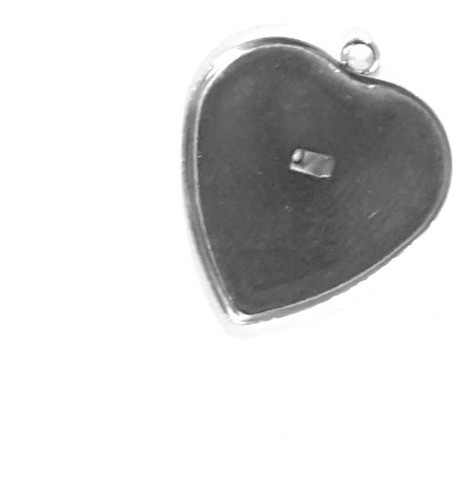 Base De Acero Para Resina/fimo/etc Colgante Corazon X 3 U 0