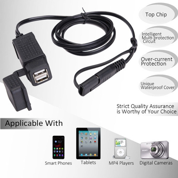 3.1a Sae Cable Usb Adapte Cargador A Prueba De Agua Toma Ofe 1
