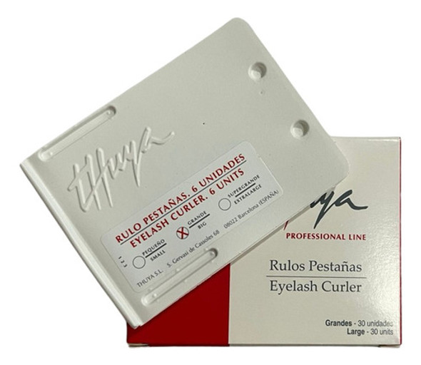 Bigudies Para Rulo De Pestañas Thuya Blister Large X6 1
