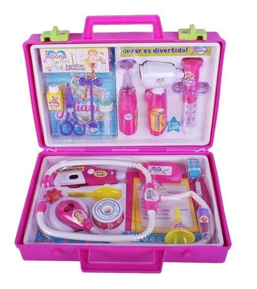 Valija Juliana Doctora Grande Con Accesorios Luz Sonido D013 1