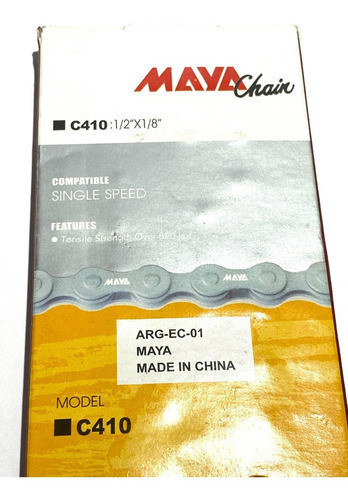 Cadena Bici V/colores Verde-maya Chain Playera Fixe-works! 1