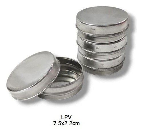 Lata Pastillero Para Souvenirs 7,5x2,2 Cm Comunion, Etc X20 0