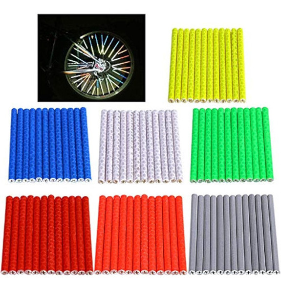 Sannix 84 Unids/7 Sets Bicicletas Radios Skins 0