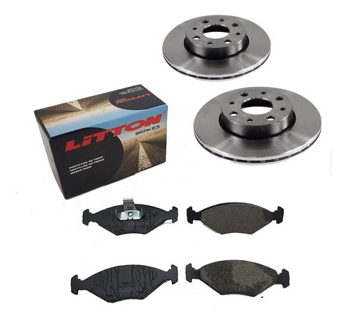 Kit Discos Y Pastillas Fiat Palio Siena 1996-2001 1.3 Delant 0