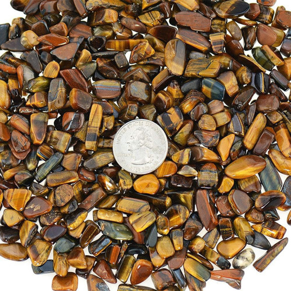 Ufeel Tiger's Eye Tumbled Chips Stone Crushed Crystal Quartz 1