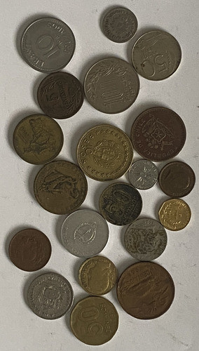 20 Monedas Distintas Antiguas, América Muchos Países, Ame28 0