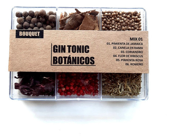 Mixología Gin Tonic Infusiones Combo 4 Cajas 1