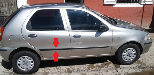 Fiat Palio 2001/ 2003 Bagueta De Puerta Trasera Derecha 0