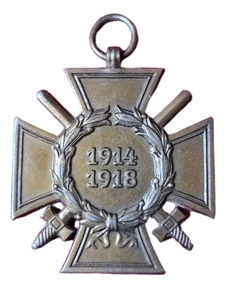 Medalla Alemania Primera Guerra Mundial Cruz Hindenburg Erbe 0
