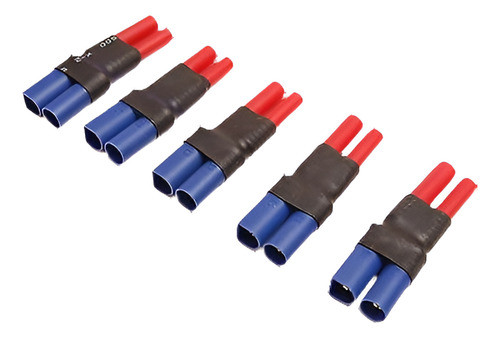Pack(5) Ec5 Hombre Nuevo Al Adaptador De Bala De 4mm Para Rc 0