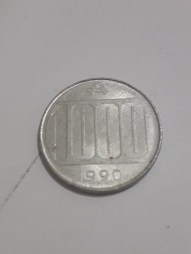 Moneda 1000 Australes Año 1990 0