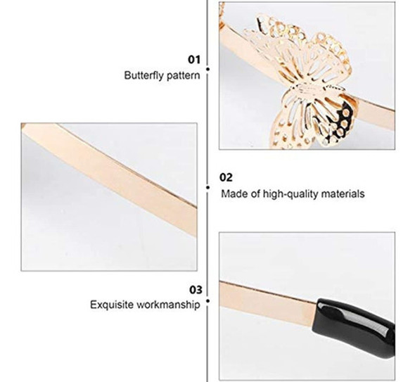 Diadema De Mariposa, Diadema De Metal Hueco, Diadema De Alea 1