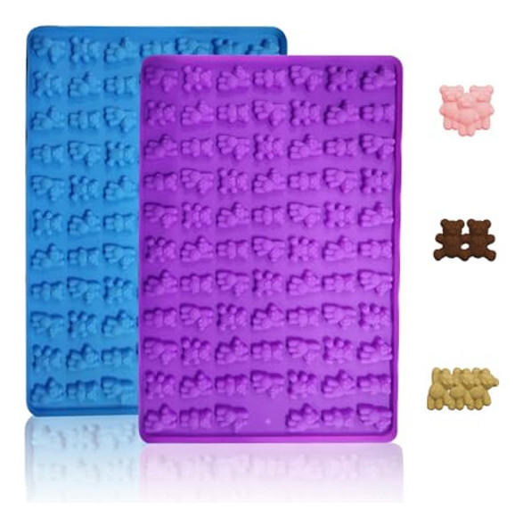 2 Moldes De Silicona Para Caramelos Con Forma De Osito De Go 1