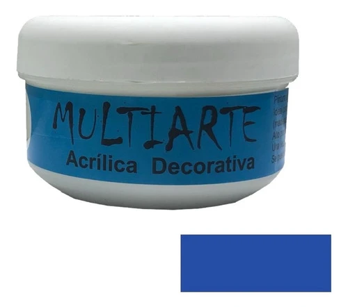 Pintura Manualidades Color Azul Cielo Multiarte 200ml 0